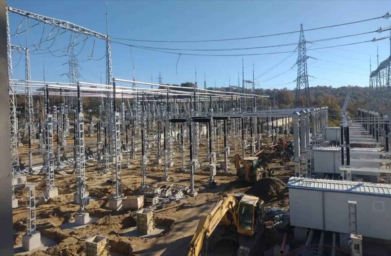 Transelectrica substation construction site, adjacent to RES1