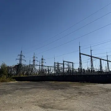 Substation, site RES1, photographed 8 October 2026